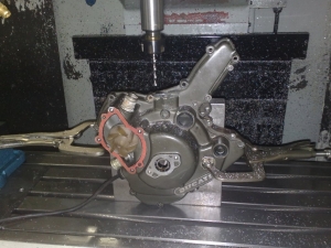 Modifying Mate Ducati case cover
Easy does it