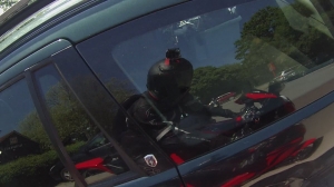 Helmet cam reflection